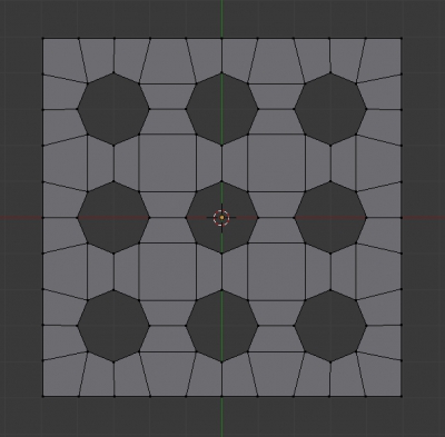 Single dice side with points wholes