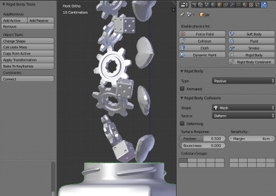 Adding passive rigid body to jar