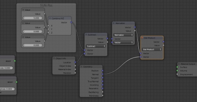 Getting angle between normal vector and lighting vector