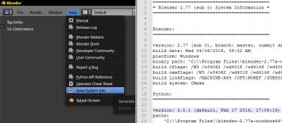 Используемая версия Python в Blender