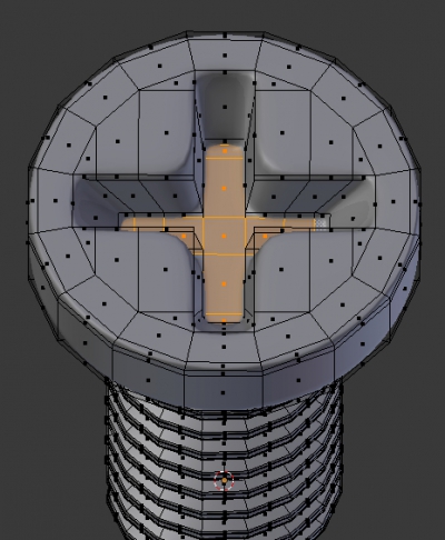 Forming screwdriver slot