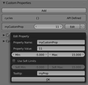 Mesh Custom Properties Editing Through The Blender Api