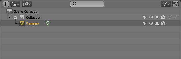 blush journalist Sideways Where are the icons for managing objects visibility in the Outliner window  in Blender 2.8